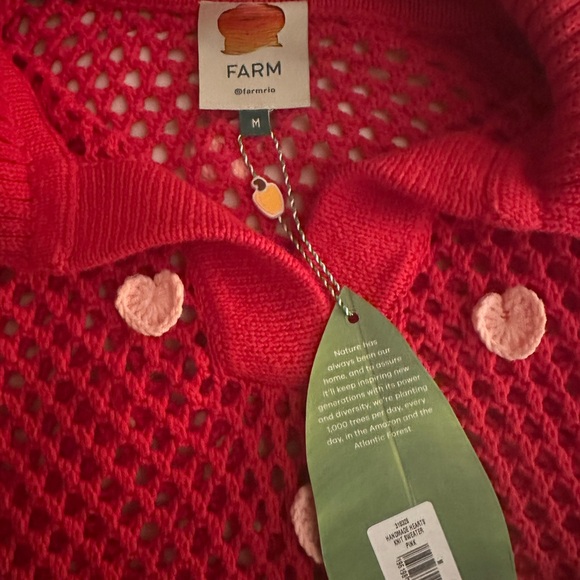 FARM Rio Heart sweater! ❤️❤️❤️ - Picture 4 of 5